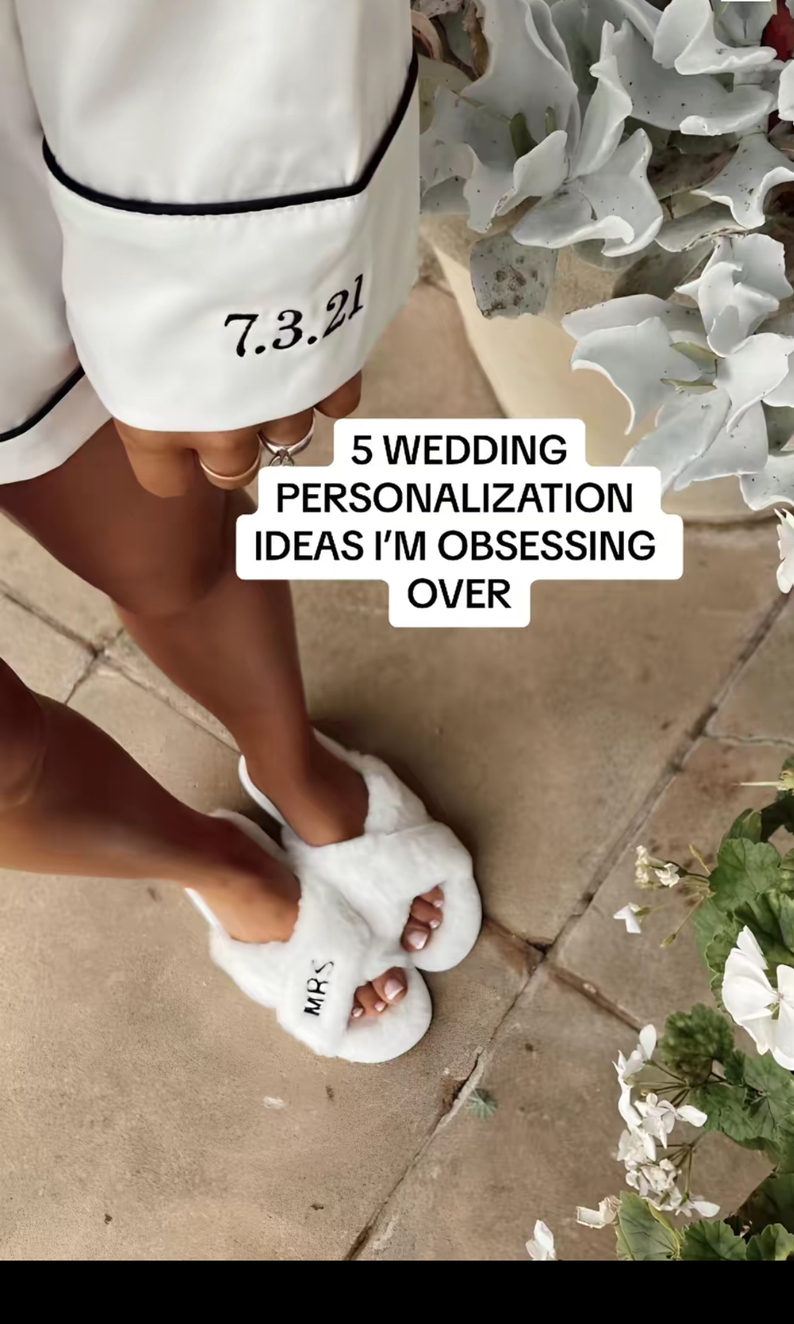 Bride in Bloom robe design