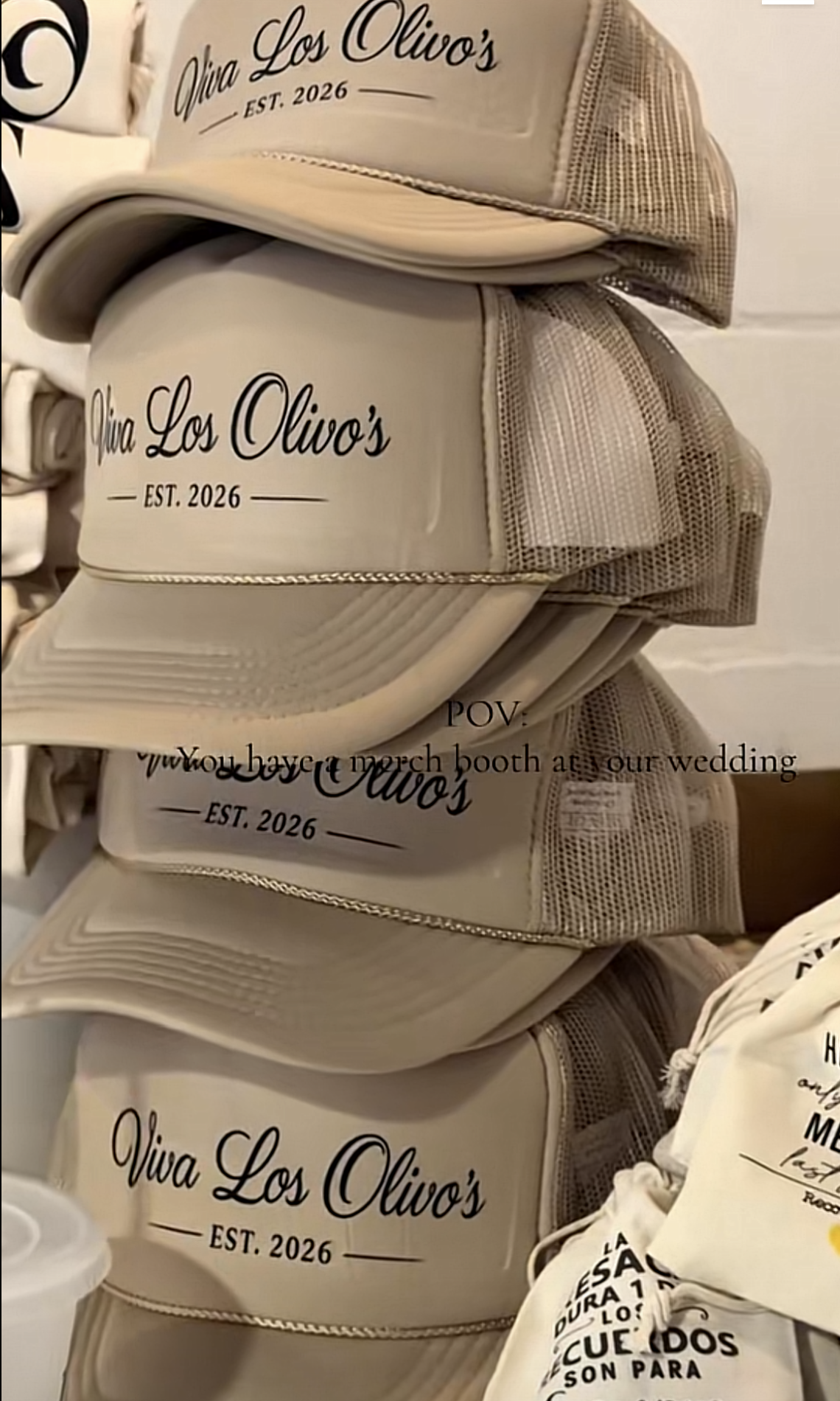 Bachelorette Hat Pack custom hats